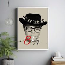 8½ (1963) Poster Art Print Movie Posters Gift for Movie lovers 4