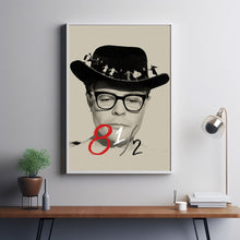8½ (1963) Poster Art Print Movie Posters Gift for Movie lovers 4