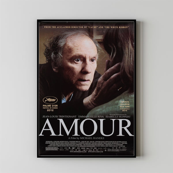 AMOUR Movie Poster, Canvas Wall Art, Room Decor, Movie Art