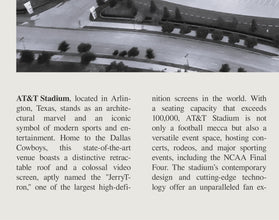 AT T Stadium  Wall Art Poster AT&T Stadium Texas Black White Poster  Poster  Art Gift 1628664724 1369