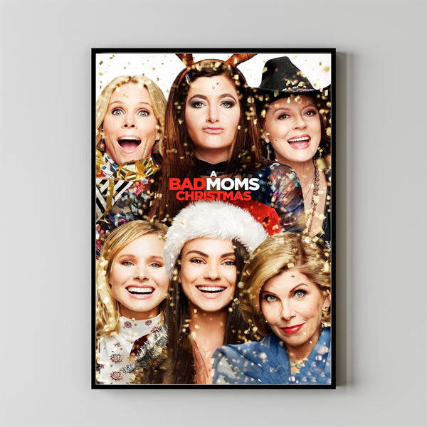 A Bad Moms Christmas (2017) Movie Poster,  Home Decor, Live Room Wall Art DS06