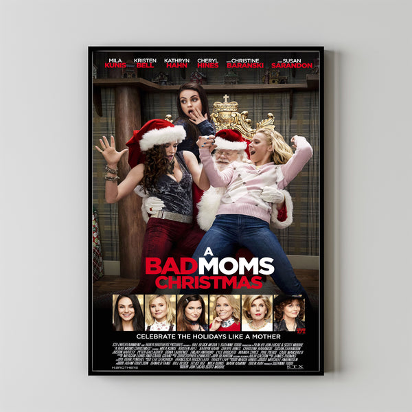 A Bad Moms Christmas (2017) Movie Poster,  Home Decor, Live Room Wall Art DS12