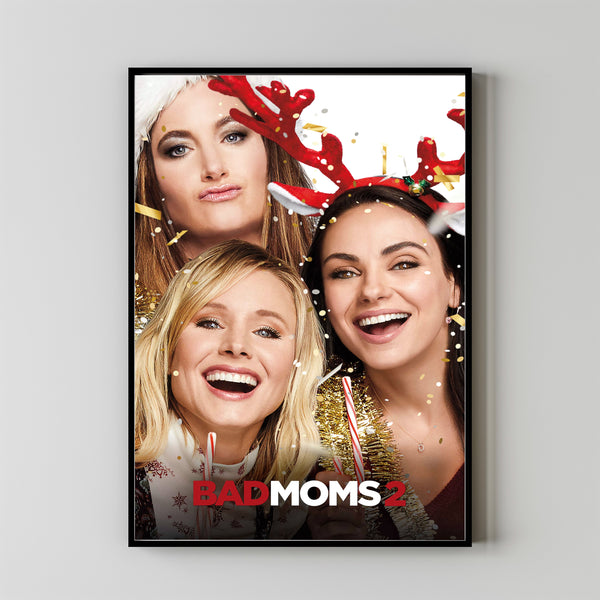 A Bad Moms Christmas (2017) Movie Poster,  Home Decor, Live Room Wall Art DS13