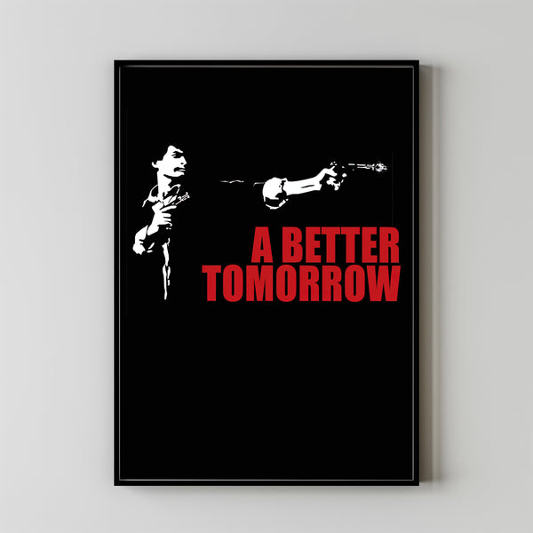 A Better Tomorrow (1986) Movie Poster,  Home Decor, Live Room Wall Art