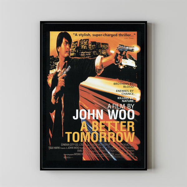 A Better Tomorrow (1986) Movie Poster,  Home Decor, Live Room Wall Art DS04
