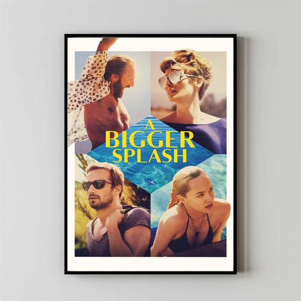 A Bigger Splash (2015) Movie Poster,  Home Decor, Live Room Wall Art