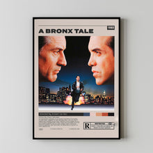 A Bronx Tale Poster, Robert De Niro, Minimalist Movie Poster
