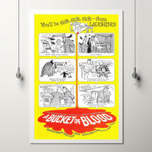 A Bucket of Blood (1959) Movie Poster,  Home Decor, Live Room Wall Art DS03