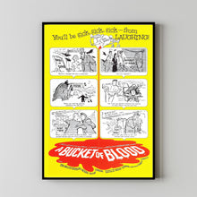 A Bucket of Blood (1959) Movie Poster,  Home Decor, Live Room Wall Art DS03