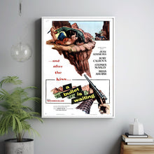 A Bullet Is Waiting (1954) Movie Poster,  Home Decor, Live Room Wall Art