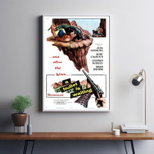 A Bullet Is Waiting (1954) Movie Poster,  Home Decor, Live Room Wall Art