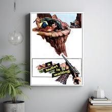 A Bullet Is Waiting (1954) Movie Poster,  Home Decor, Live Room Wall Art DS02