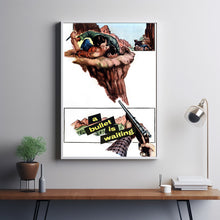 A Bullet Is Waiting (1954) Movie Poster,  Home Decor, Live Room Wall Art DS02