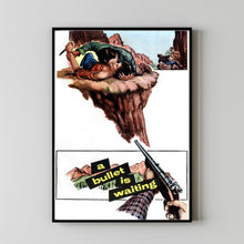A Bullet Is Waiting (1954) Movie Poster,  Home Decor, Live Room Wall Art DS02