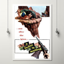 A Bullet Is Waiting (1954) Movie Poster,  Home Decor, Live Room Wall Art DS04