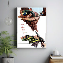 A Bullet Is Waiting (1954) Movie Poster,  Home Decor, Live Room Wall Art DS04