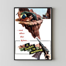 A Bullet Is Waiting (1954) Movie Poster,  Home Decor, Live Room Wall Art DS04