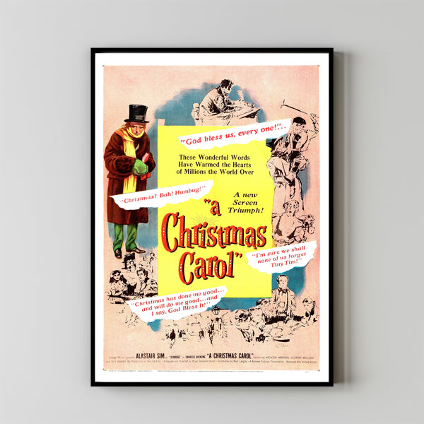 A Christmas Carol (1938) Movie Poster,  Home Decor, Live Room Wall Art DS02