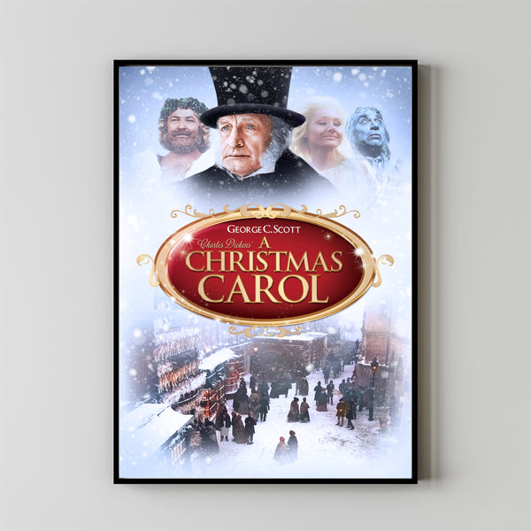 A Christmas Carol (1984) Movie Poster,  Home Decor, Live Room Wall Art DS03