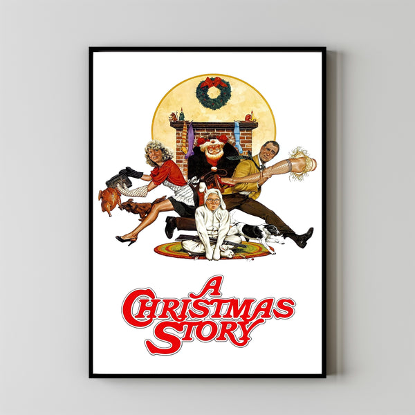 A Christmas Story (1983) Movie Poster,  Home Decor, Live Room Wall Art DS07