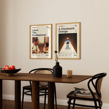 A Clockwork Orange Wall Art Print -  Kubrick Film Movie Poster - Midcentury Modern Art 1420562788