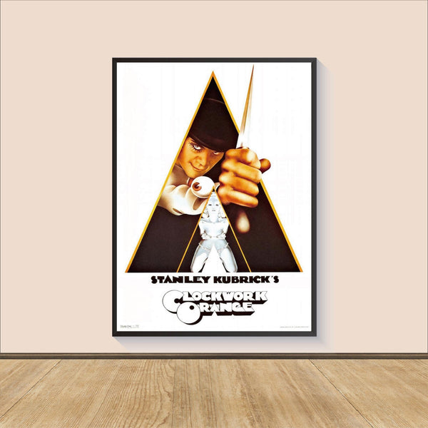 A Clockwork Orange (1971) Movie Poster Print, Canvas Wall Art, Room Decor, Personalized gift, Gifts for HimHer, Wall Art Print 1569137739