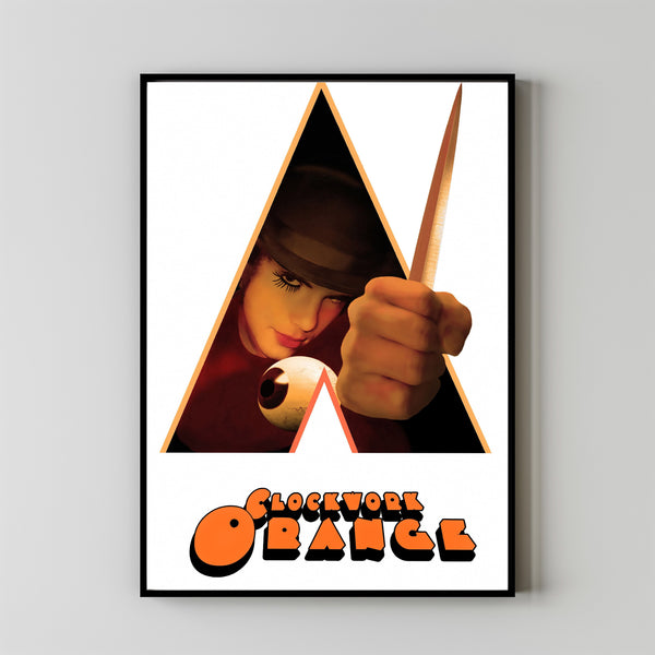 A Clockwork Orange (1971) Poster Art Print Movie Posters Gift for Movie lovers 2