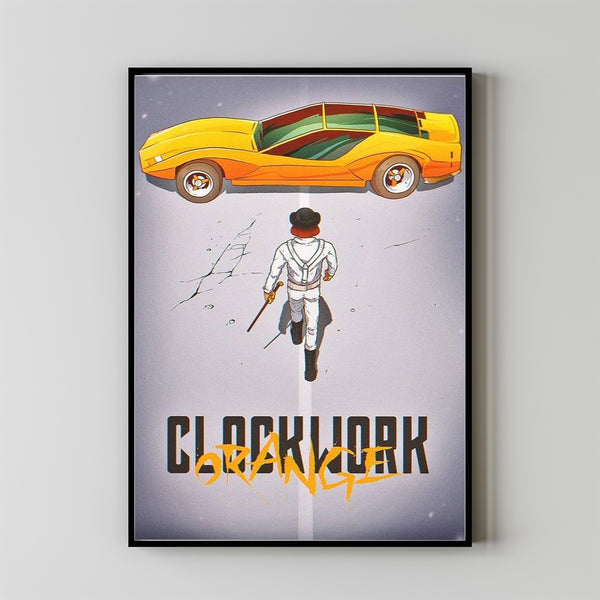 A Clockwork Orange (1971) Poster Art Print Movie Posters Gift for Movie lovers 3