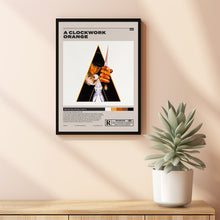 A Clocwork Orange Poster, Stanley Kubrick, Minimalist Movie Poster