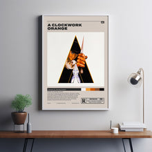 A Clocwork Orange Poster, Stanley Kubrick, Minimalist Movie Poster
