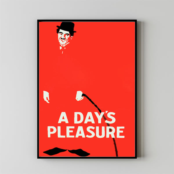 A Day's Pleasure (1919) Movie Poster,  Home Decor, Live Room Wall Art DS04