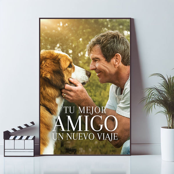 A Dog's Journey Movie Poster, Wall Art Prints, Canvas Material Gift, High quality Canvas print, Home Decor, Keepsake 1699544251