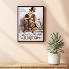 A Dog's Life (1918) Movie Poster,  Home Decor, Live Room Wall Art DS04