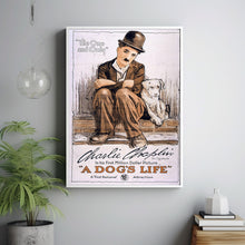 A Dog's Life (1918) Movie Poster,  Home Decor, Live Room Wall Art DS04