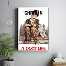 A Dog's Life (1918) Movie Poster,  Home Decor, Live Room Wall Art DS05