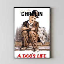 A Dog's Life (1918) Movie Poster,  Home Decor, Live Room Wall Art DS05