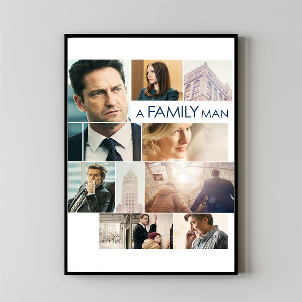 A Family Man (2016) Movie Poster,  Home Decor, Live Room Wall Art DS02