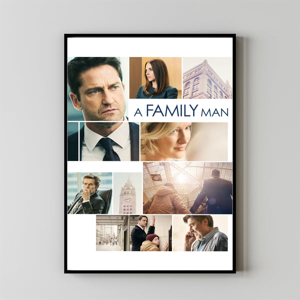 A Family Man (2016) Movie Poster,  Home Decor, Live Room Wall Art DS08
