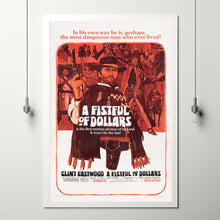 A Fistful Of Dollars Movie Poster Print, Canvas Wall Art, Room Decor, Movie Art