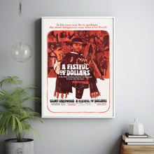 A Fistful Of Dollars Movie Poster Print, Canvas Wall Art, Room Decor, Movie Art