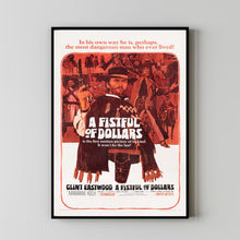 A Fistful Of Dollars Movie Poster Print, Canvas Wall Art, Room Decor, Movie Art