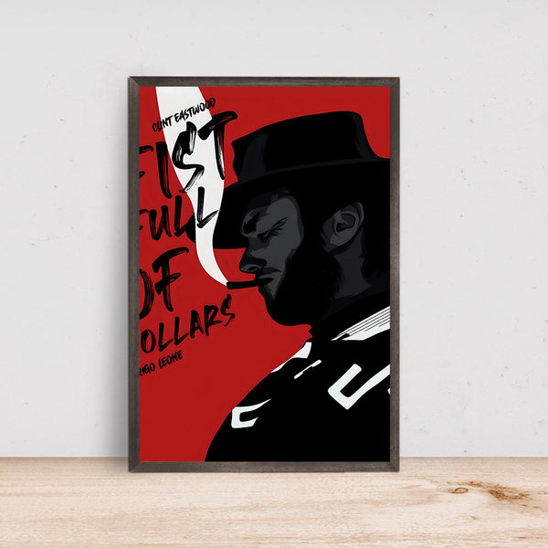 A Fistful Of Dollars Movie Poster, Home Decor, Art Poster for GiftCustom Personalized Poster 1621453539