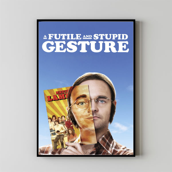 A Futile and Stupid Gesture (2018) Movie Poster,  Home Decor, Live Room Wall Art DS02