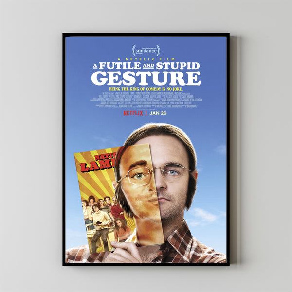 A Futile and Stupid Gesture (2018) Movie Poster,  Home Decor, Live Room Wall Art DS03