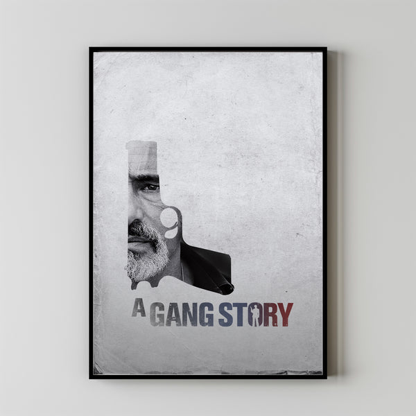 A Gang Story (2011) Movie Poster,  Home Decor, Live Room Wall Art