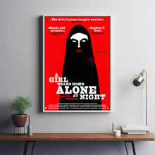 A Girl Walks Home Alone at Night (2014) Movie Poster,  Home Decor, Live Room Wall Art