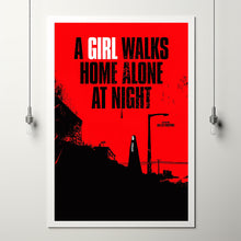 A Girl Walks Home Alone at Night (2014) Movie Poster,  Home Decor, Live Room Wall Art DS10