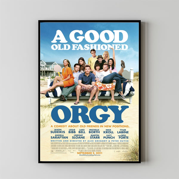 A Good Old Fashioned Orgy (2011) Movie Poster,  Home Decor, Live Room Wall Art DS04