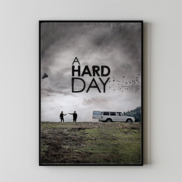 A Hard Day (2014) Movie Poster,  Home Decor, Live Room Wall Art