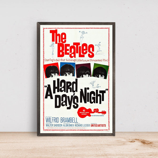 A Hard Day's Night Movie Poster, Room Decor, Home Decor, Art Poster for Gift 1637547154